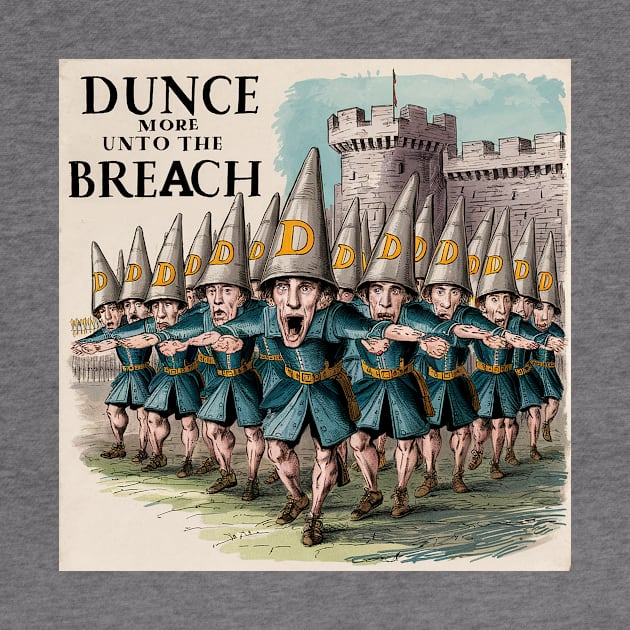 Dunce more unto the breach! by Dizgraceland